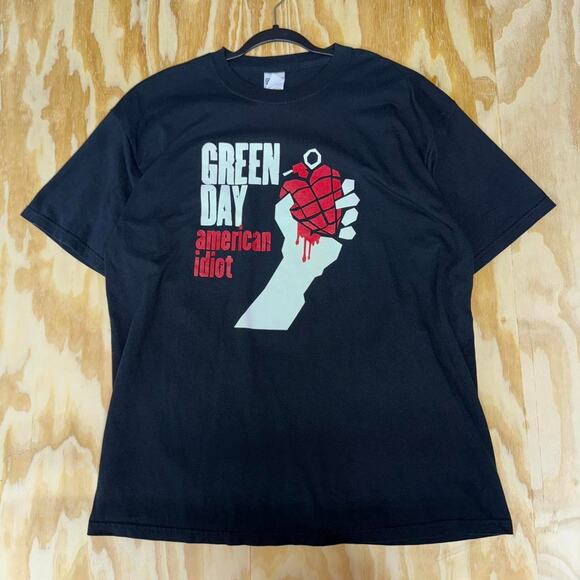 Vintage y2k green day american idiot album promo t-shirt - Picture 1 of 4